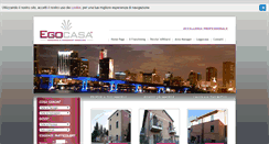 Desktop Screenshot of egocasa.it
